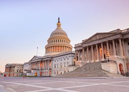 Capitol Hill at sunset